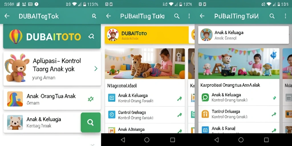 Tampilan antarmuka DUBAITOTO yang ramah pengguna untuk orang tua.