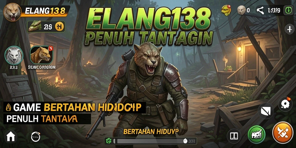 Tampilan antarmuka ELANG138 yang kaya akan fitur Bertahan Hidup.