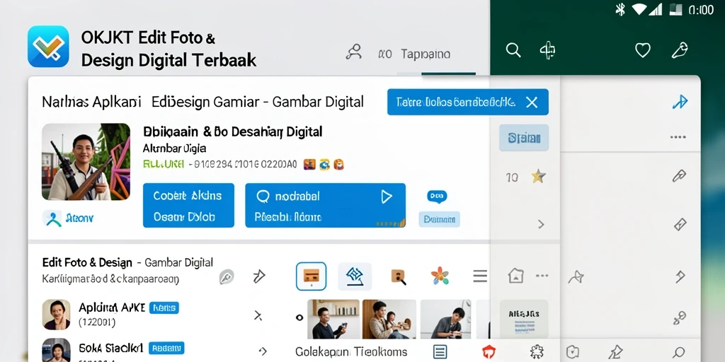 Tampilan antarmuka pengguna aplikasi OKJKT yang modern dan intuitif.