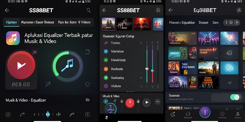 Antarmuka pengguna SS88BET yang sederhana dan efektif.