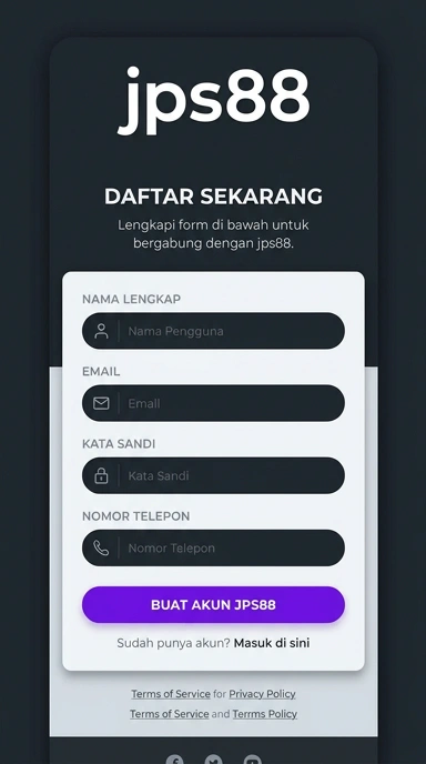 Panduan Registrasi Akun jps88 untuk Pengguna Android